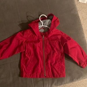 Old navy red rain jacket 2T